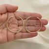 Oro Laminado Medium Hoop, Gold Filled Style Polished, Golden Finish, 02.170.0156.40