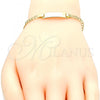 Oro Laminado ID Bracelet, Gold Filled Style Polished, Golden Finish, 03.63.1844.06