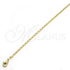 Oro Laminado Basic Necklace, Gold Filled Style Polished, Golden Finish, 04.213.0029.18