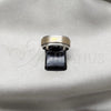 Stainless Steel Mens Ring, Double Design, Polished, Golden Finish, 01.63.0685.06
