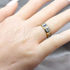 Stainless Steel Mens Ring, Polished, Golden Finish, 01.63.0731.05