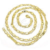 Oro Laminado Basic Necklace, Gold Filled Style Polished, Golden Finish, 04.213.0117.24