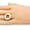 Oro Laminado Elegant Ring, Gold Filled Style Polished, Golden Finish, 01.60.0014