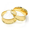 Oro Laminado Medium Hoop, Gold Filled Style Polished, Golden Finish, 02.261.0021.30