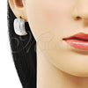 Rhodium Plated Stud Earring, Polished, Rhodium Finish, 02.163.0222.1