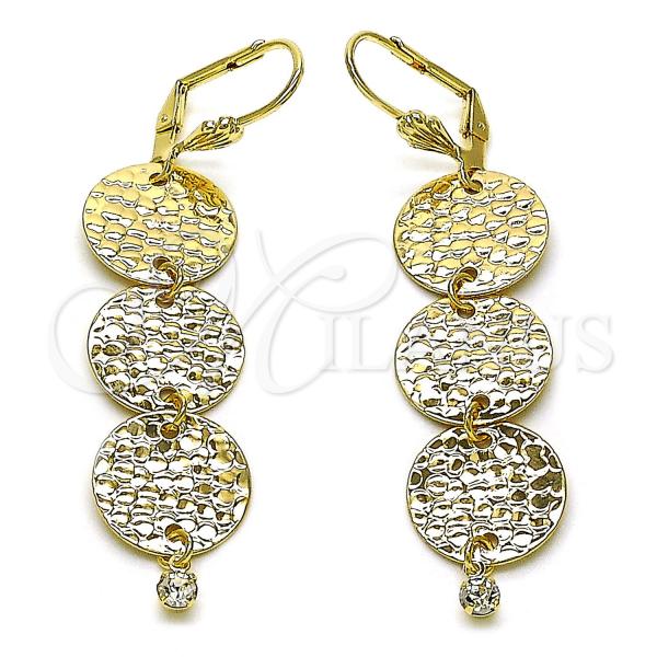 Oro Laminado Long Earring, Gold Filled Style Polished, Golden Finish, 5.065.007.1