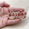 Oro Laminado Medium Hoop, Gold Filled Style Hollow Design, Polished, Golden Finish, 02.170.0201.30