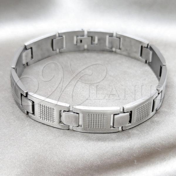 Stainless Steel Solid Bracelet, Polished, Steel Finish, 03.63.22920.08