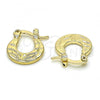 Oro Laminado Small Hoop, Gold Filled Style Polished, Golden Finish, 02.163.0083.12