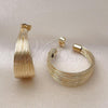 Oro Laminado Medium Hoop, Gold Filled Style Polished, Golden Finish, 02.170.0460.30