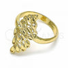 Oro Laminado Elegant Ring, Gold Filled Style Polished, Golden Finish, 01.233.0005.09 (Size 9)