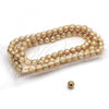 Oro Laminado Bead, Gold Filled Style Ball Design, Matte Finish, Golden Finish, 5.234.027.07.100