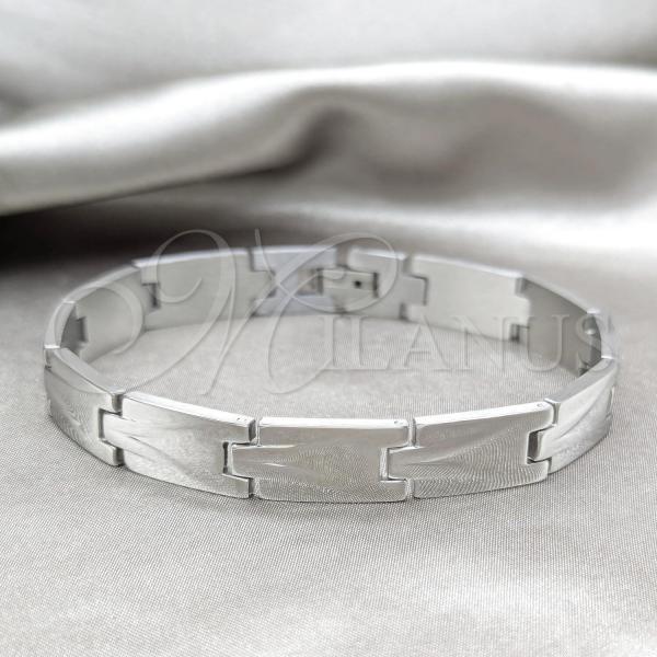 Stainless Steel Solid Bracelet, Polished, Steel Finish, 03.63.22926.09