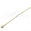 Oro Laminado Basic Necklace, Gold Filled Style Mariner Design, Polished, Golden Finish, 04.213.0051.20