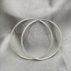 Sterling Silver Large Hoop, Polished, Silver Finish, 02.397.0037.60