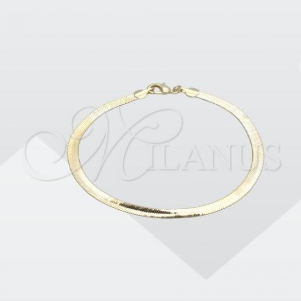 Oro Laminado Basic Bracelet, Gold Filled Style Polished, Golden Finish, 03.02.0085.07