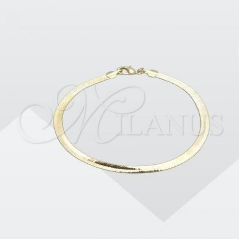 Oro Laminado Basic Bracelet, Gold Filled Style Polished, Golden Finish, 03.02.0085.07