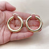 Oro Laminado Medium Hoop, Gold Filled Style Hollow Design, Polished, Golden Finish, 02.163.0315.40