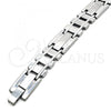 Stainless Steel Solid Bracelet, Polished, Steel Finish, 03.114.0311.2.09