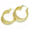 Oro Laminado Small Hoop, Gold Filled Style Polished, Golden Finish, 02.261.0065.25