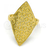 Oro Laminado Elegant Ring, Gold Filled Style Polished, Golden Finish, 01.118.0034.07 (Size 7)