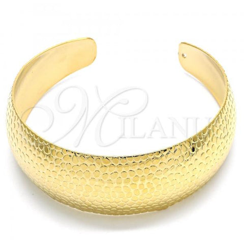 Oro Laminado Individual Bangle, Gold Filled Style Polished, Golden Finish, 07.168.0022 (24 MM Thickness, One size fits all)