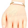 Oro Laminado ID Bracelet, Gold Filled Style Polished, Golden Finish, 03.63.1849.07