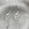 Sterling Silver Long Earring, Polished, Silver Finish, 02.395.0031
