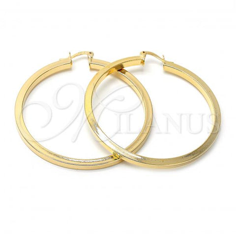 Oro Laminado Large Hoop, Gold Filled Style Polished, Golden Finish, 5.136.022.50