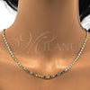 Oro Laminado Basic Necklace, Gold Filled Style Mariner Design, Polished, Golden Finish, 04.213.0030.18