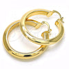 Oro Laminado Medium Hoop, Gold Filled Style Polished, Golden Finish, 02.261.0050.40