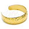 Oro Laminado Individual Bangle, Gold Filled Style Diamond Cutting Finish, Golden Finish, 07.156.0052 (20 MM Thickness, One size fits all)