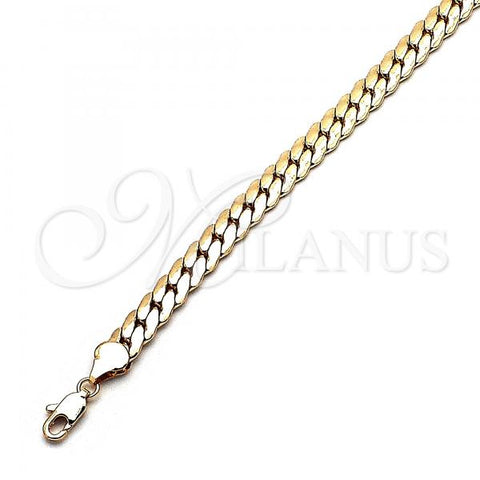 Oro Laminado Basic Necklace, Gold Filled Style Polished, Golden Finish, 04.319.0014.24