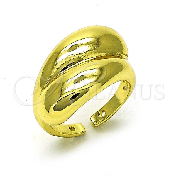 Oro Laminado Elegant Ring, Gold Filled Style Polished, Golden Finish, 01.341.0147