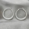 Sterling Silver Small Hoop, Polished, Silver Finish, 02.393.0011.20