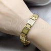 Stainless Steel Solid Bracelet, Polished, Golden Finish, 03.63.22977.09