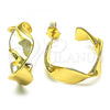 Oro Laminado Small Hoop, Gold Filled Style Polished, Golden Finish, 02.163.0209.20