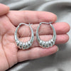 Sterling Silver Medium Hoop, Polished, Silver Finish, 02.425.0002.35