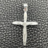 Sterling Silver Religious Pendant, Crucifix Design, Polished, Silver Finish, 05.392.0031