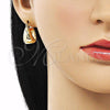 Oro Laminado Small Hoop, Gold Filled Style Polished, Golden Finish, 02.156.0684.20