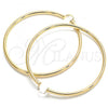 Oro Laminado Extra Large Hoop, Gold Filled Style Polished, Golden Finish, 02.170.0235.90