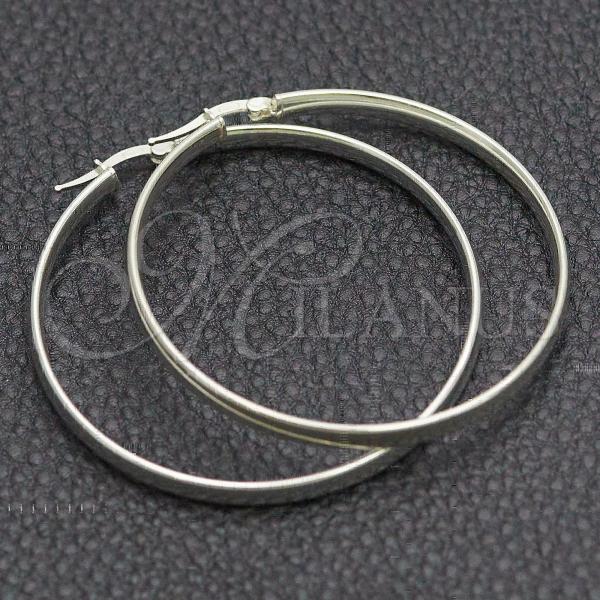 Sterling Silver Large Hoop, Polished, Silver Finish, 02.389.0184.50