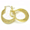 Oro Laminado Small Hoop, Gold Filled Style Polished, Golden Finish, 02.261.0062.20