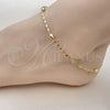 Oro Laminado Basic Anklet, Gold Filled Style Polished, Golden Finish, 04.213.0227.10