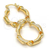 Oro Laminado Medium Hoop, Gold Filled Style Polished, Golden Finish, 02.170.0134.30