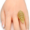 Oro Laminado Elegant Ring, Gold Filled Style Polished, Golden Finish, 01.118.0020.08 (Size 8)