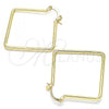 Oro Laminado Medium Hoop, Gold Filled Style Polished, Golden Finish, 02.170.0322.40