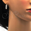 Oro Laminado Small Hoop, Gold Filled Style with White Cubic Zirconia, Polished, Golden Finish, 02.210.0027.15