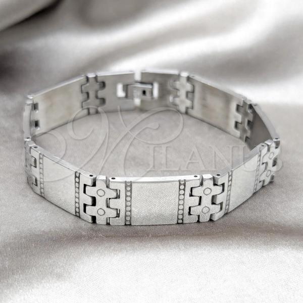 Stainless Steel Solid Bracelet, Polished, Steel Finish, 03.63.22923.08
