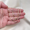 Oro Laminado Basic Necklace, Gold Filled Style Polished, Golden Finish, 04.213.0029.18